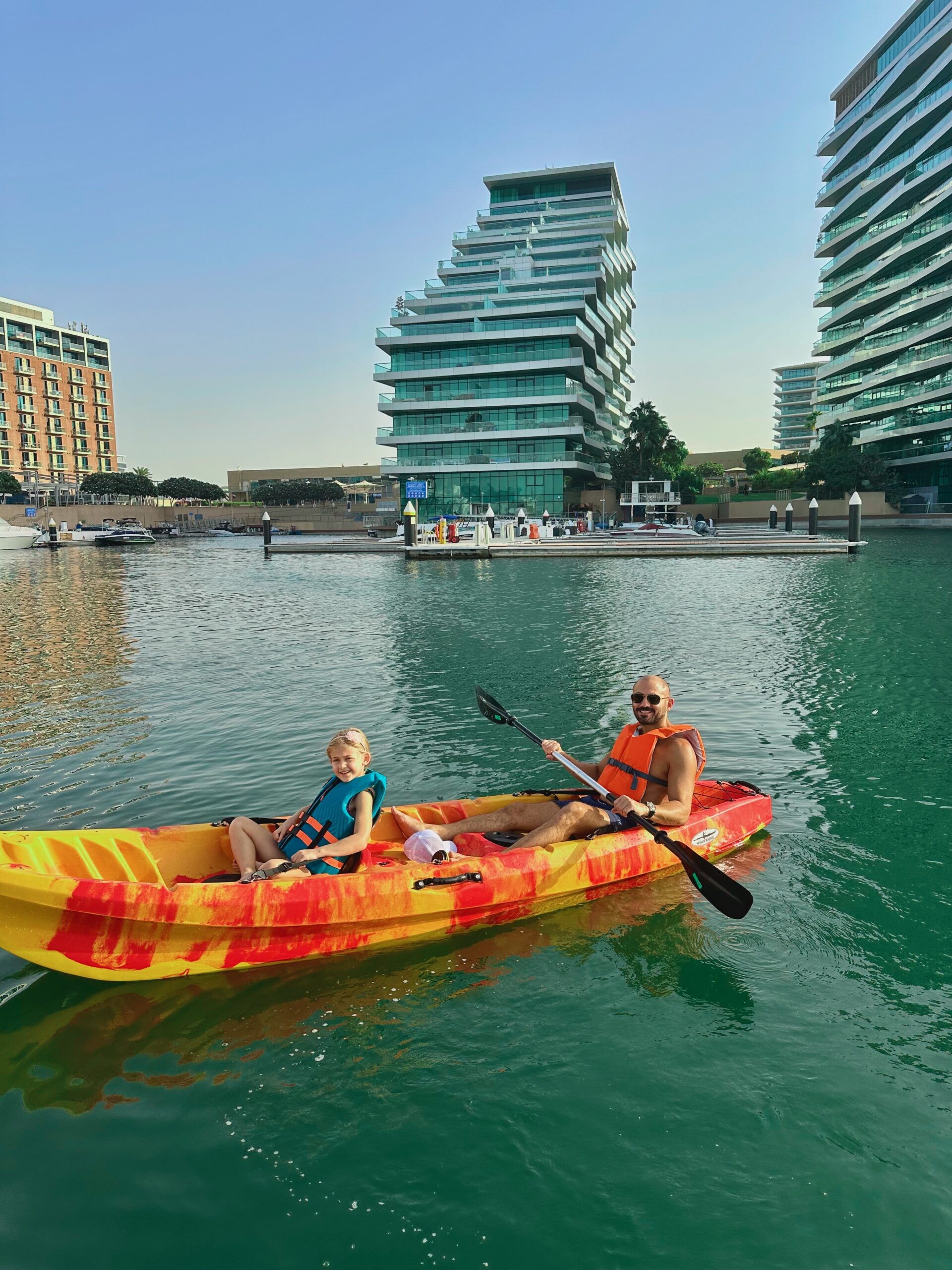 kayaking Yas Island